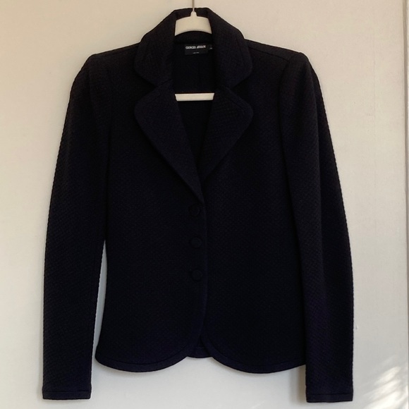 Giorgio Armani Womens Blazer Jacket Size 4 Business Professional Quiet Luxury - Picture 16 of 16